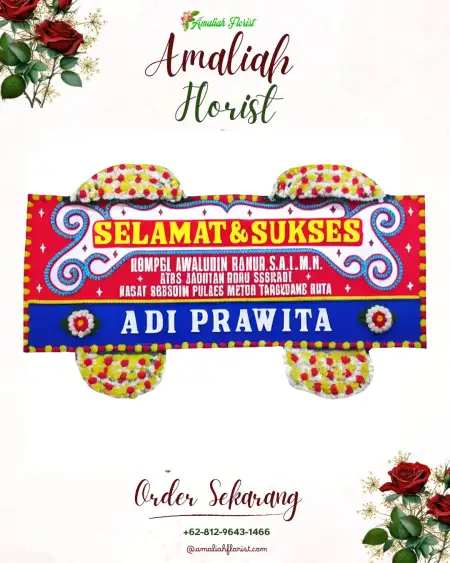 Papan Bunga Ucapan Selamat Triguno